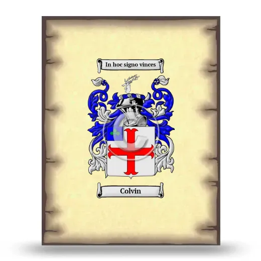 Colvin Coat of Arms Print