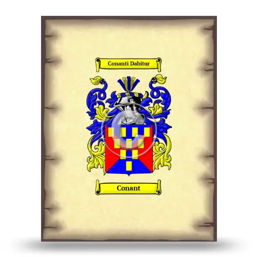Conant Coat of Arms Print