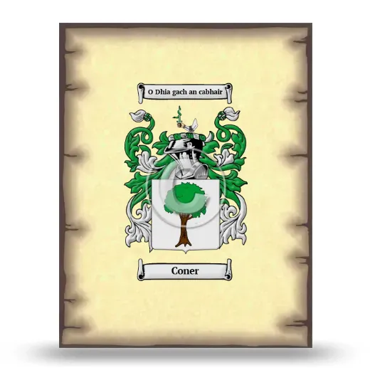 Coner Coat of Arms Print