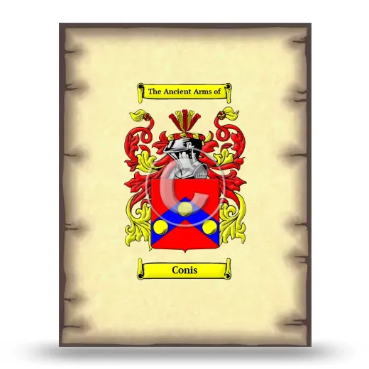 Conis Coat of Arms Print