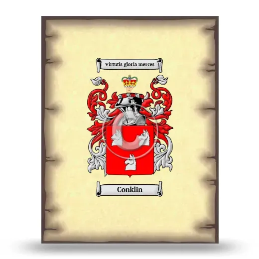 Conklin Coat of Arms Print