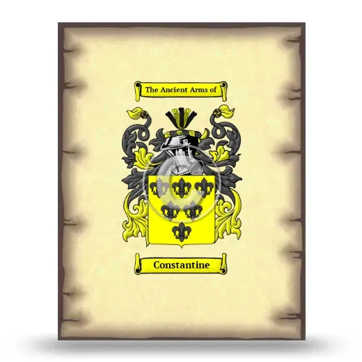 Constantine Coat of Arms Print