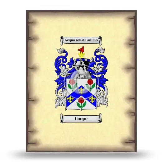 Coope Coat of Arms Print