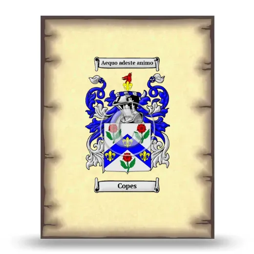 Copes Coat of Arms Print