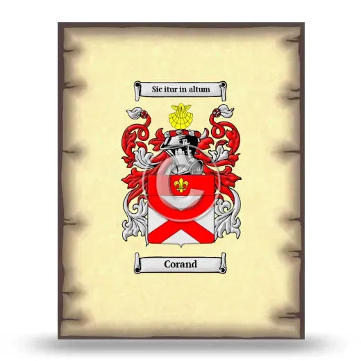Corand Coat of Arms Print