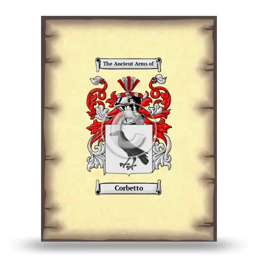 Corbetto Coat of Arms Print
