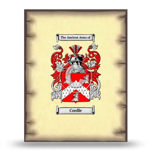 Cordle Coat of Arms Print