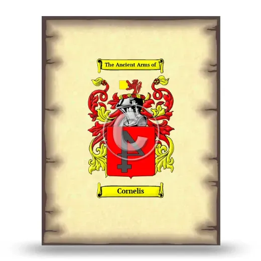 Cornelis Coat of Arms Print