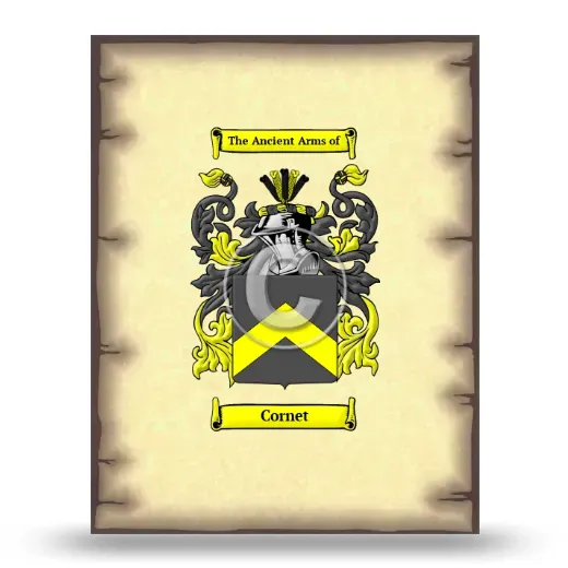 Cornet Coat of Arms Print