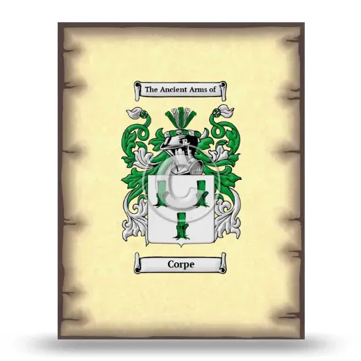 Corpe Coat of Arms Print