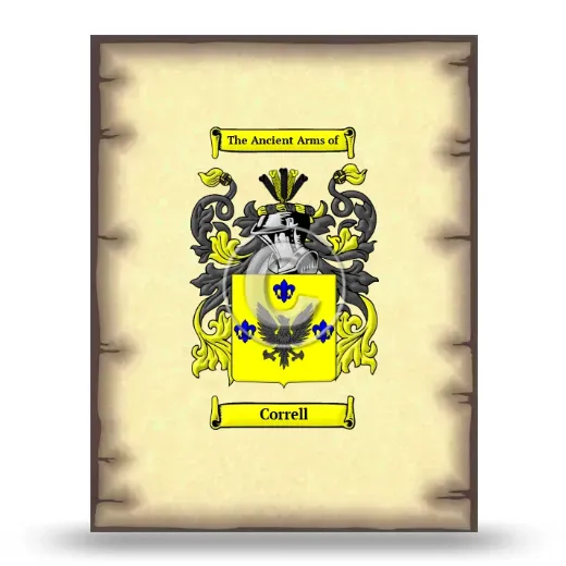 Correll Coat of Arms Print
