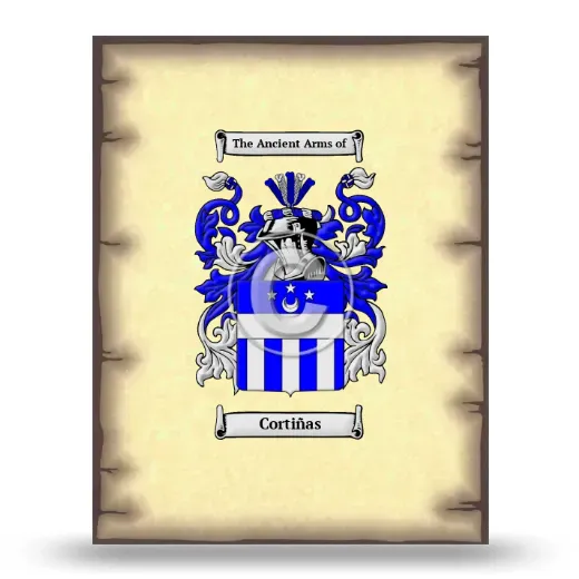 Cortiñas Coat of Arms Print