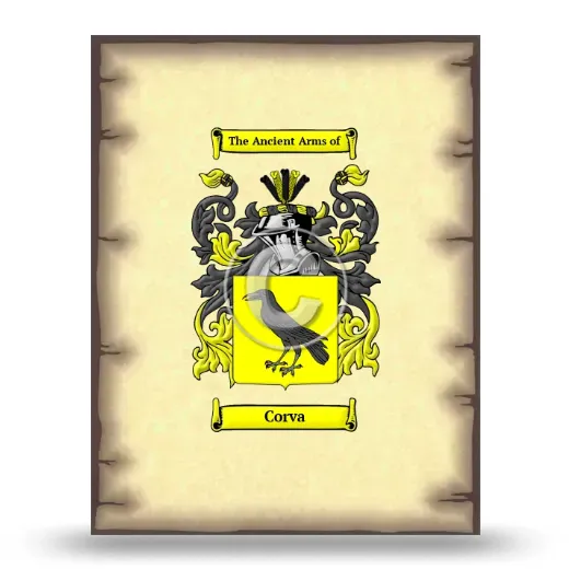 Corva Coat of Arms Print