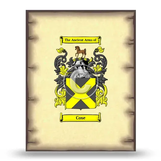 Cose Coat of Arms Print