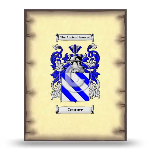 Couture Coat of Arms Print