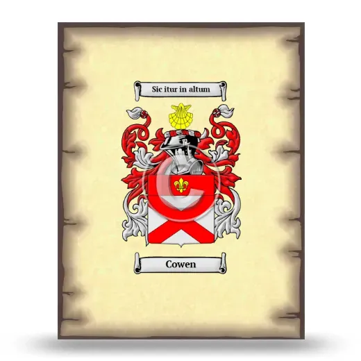 Cowen Coat of Arms Print