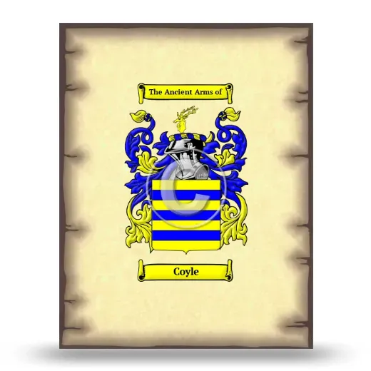 Coyle Coat of Arms Print