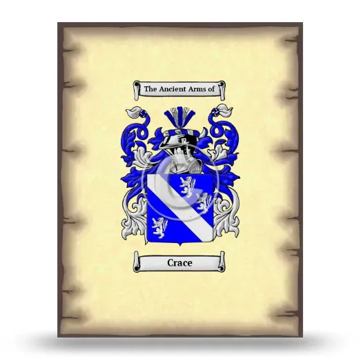 Crace Coat of Arms Print