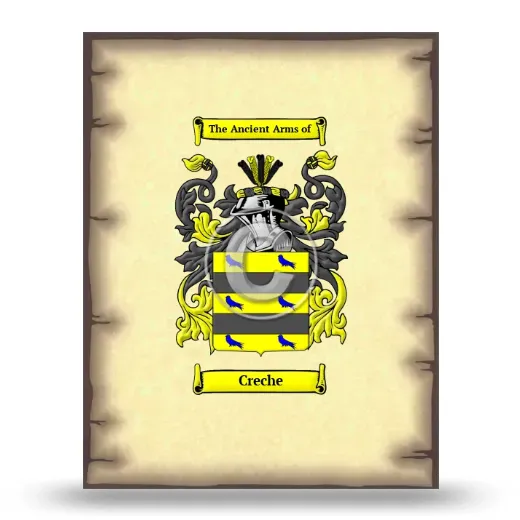 Creche Coat of Arms Print