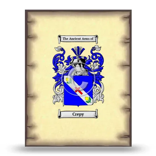 Crepy Coat of Arms Print