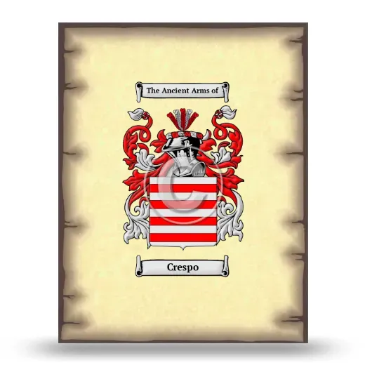 Crespo Coat of Arms Print