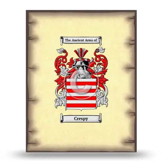 Crespy Coat of Arms Print