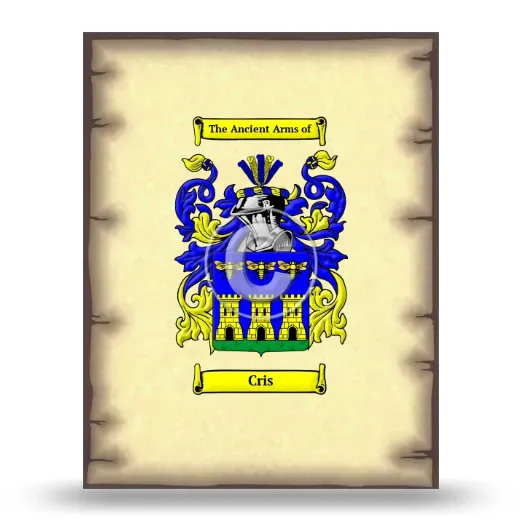 Cris Coat of Arms Print