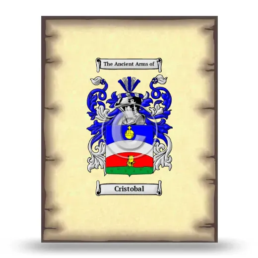 Cristobal Coat of Arms Print