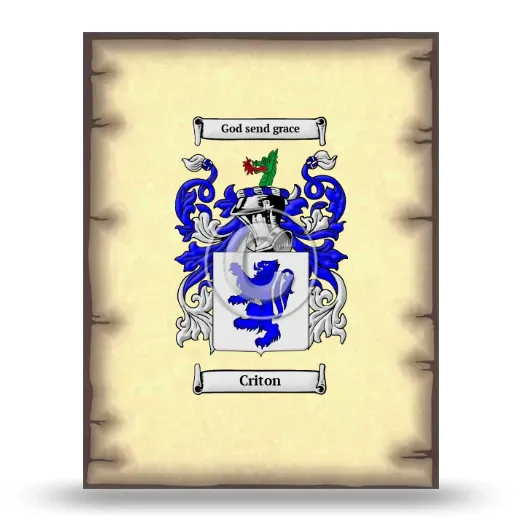 Criton Coat of Arms Print