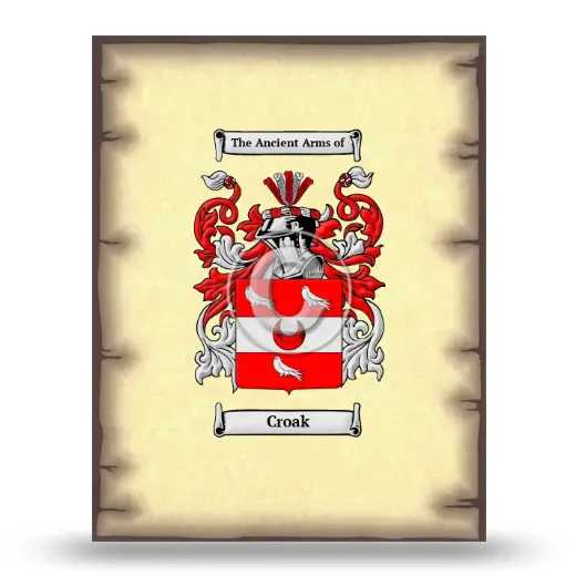 Croak Coat of Arms Print