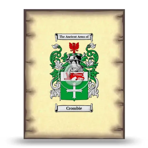 Crombie Coat of Arms Print