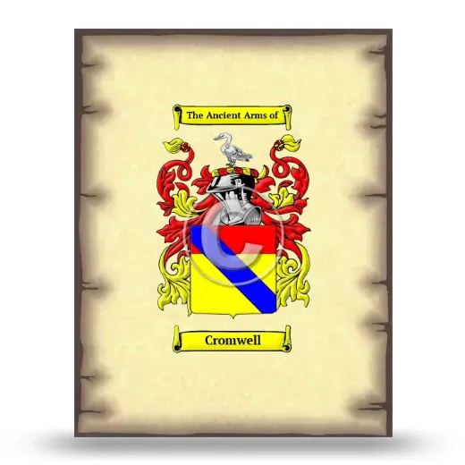 Cromwell Coat of Arms Print
