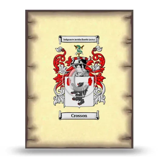 Crosson Coat of Arms Print