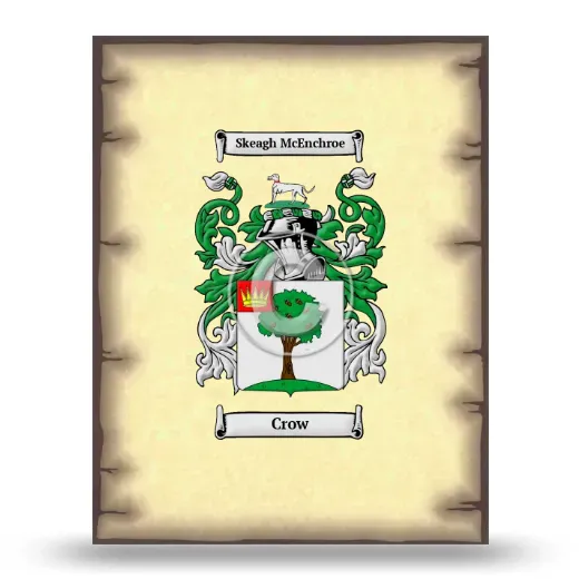 Crow Coat of Arms Print