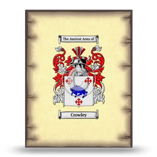 Crowley Coat of Arms Print