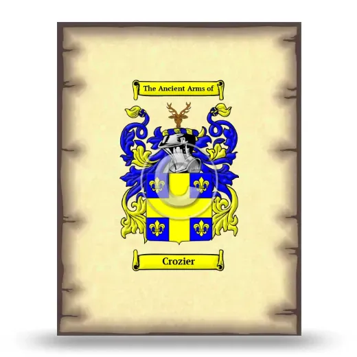 Crozier Coat of Arms Print