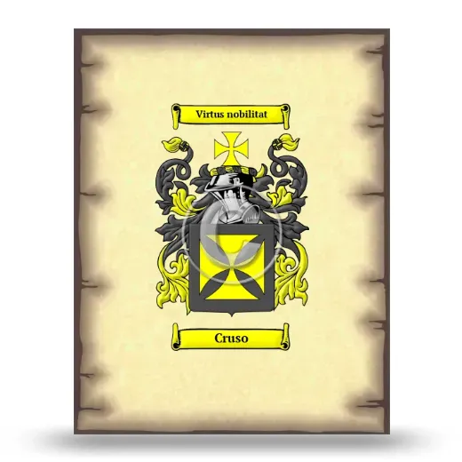 Cruso Coat of Arms Print