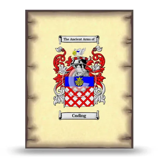 Cuding Coat of Arms Print