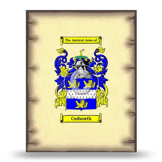 Cudworth Coat of Arms Print