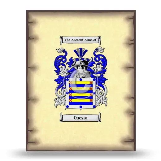 Cuesta Coat of Arms Print