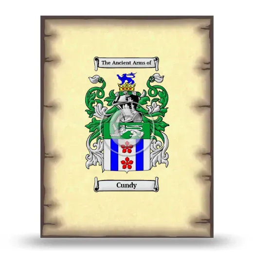 Cundy Coat of Arms Print