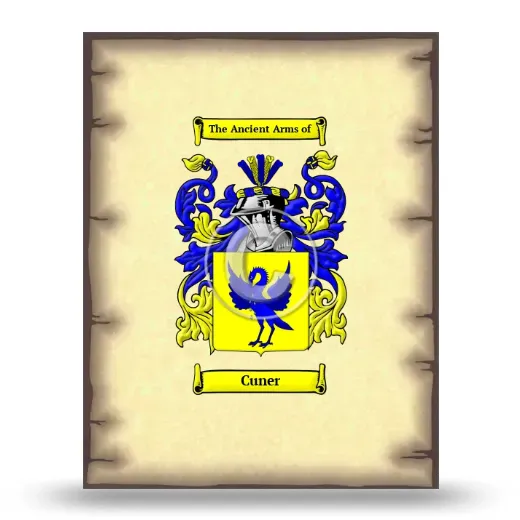 Cuner Coat of Arms Print