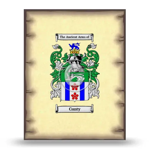 Cunty Coat of Arms Print