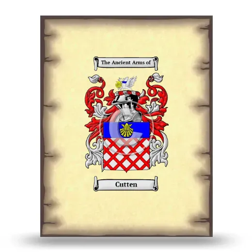 Cutten Coat of Arms Print