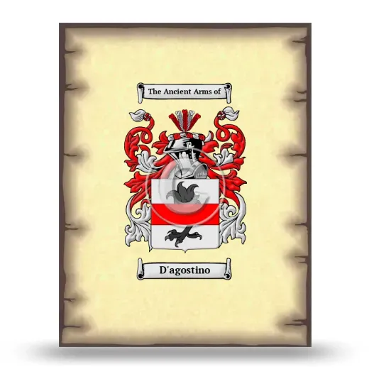 D'agostino Coat of Arms Print
