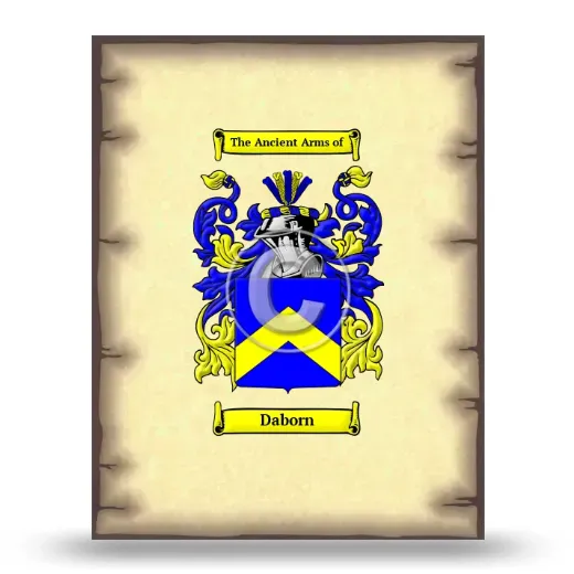 Daborn Coat of Arms Print
