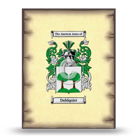 Dahlquist Coat of Arms Print