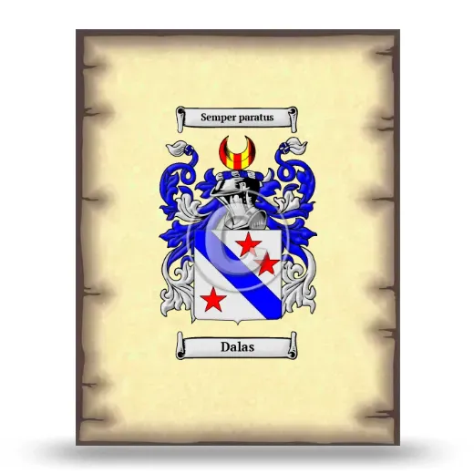 Dalas Coat of Arms Print