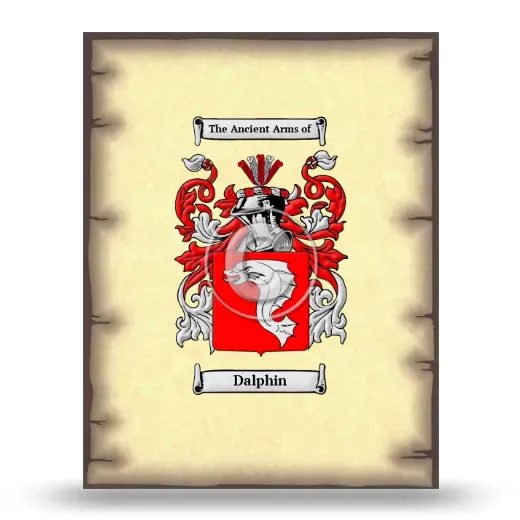 Dalphin Coat of Arms Print