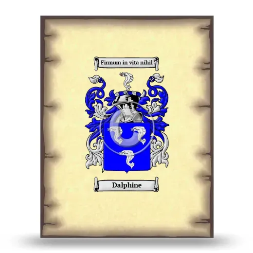 Dalphine Coat of Arms Print
